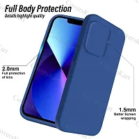 CoversKart Compatible with Infinix Hot 11S Ultra Slim Soft Silicone Back Cover | Inner Microfiber | Camera tection Back Case (Blue)-thumb3