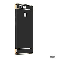 CoversKART 3in1 Bumper PC Hard Back Case Plastic Dual Layer Thin Electroplate Matte Back Cover for Honor 9 LITE Black-thumb3