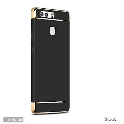 CoversKART 3in1 Bumper PC Hard Back Case Plastic Dual Layer Thin Electroplate Matte Back Cover for Honor 9 LITE Black-thumb4