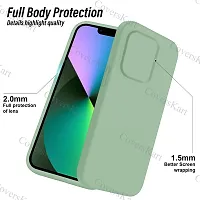 CoversKart Compatible with OnePlus 10 Pro 5G Ultra Slim Soft Silicone Back Cover | Inner Microfiber | Camera Protection Back Case (Parrot Green)-thumb3