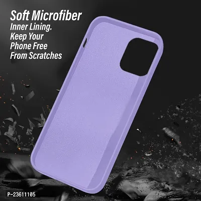 CoversKart Compatible with Samsung Galaxy M11 Ultra Slim Soft Silicone Back Cover | Inner Microfiber | CameraRtection Back Case (Lightpurple)-thumb4