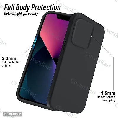 CoversKart Compatible with Samsung Galaxy S20 FE 5G Ultra Slim Soft Silicone Back Cover | Inner Microfiber | CameraRtection Back Case (Black)-thumb4