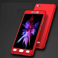 AEMA? Original 100% 360 Degree XIAOMI REDMI 5A Front Back Cover Case with Tempered RED-thumb3