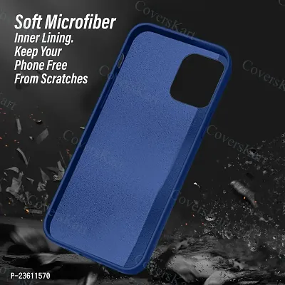 CoversKart Compatible with Samsung Galaxy A31 Ultra Slim Soft Silicone Back Cover | Inner Microfiber | CameraRtection Back Case (Blue)-thumb5