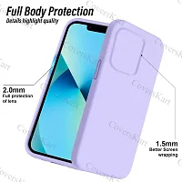 CoversKart Compatible with VIVO V25 5G Ultra Slim Soft Silicone Back Cover | Inner Microfiber | Camera Protection Back Case (Light Purple)-thumb3