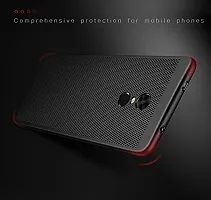 AEMA (TM) Ultra Thin Shockproof Heat Dissipation Hollow Phone Hard Back PC Cover Case for Xiaomi Redmi 5 (Black)-thumb3