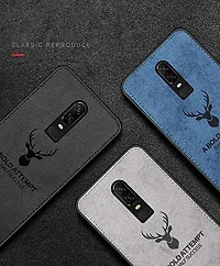 AE Mobile Accessorize? Deer Cloth Canvas Texture Fabric Leather Case for Oppo F11 Pro, (Black)-thumb4