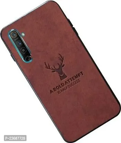 Coverskart (TM) Deer Cloth Canvas Texture Fabric Leather Back Case for XIAOMI MIA3 / MI A3 (Brown)-thumb5