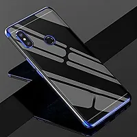 AEMA Shock Absorption Hard TPU 2 in 1 Bumper Cushion + Scratch Resistant Hard Back Case for Samsung Galaxy A8 Star Blue-thumb1