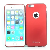 Ae Mobile Accessorize (Tm) Ipkay 360 Protective Curves Rubberised Hard Matte Case Back Cover For Apple Iphone 5/5S/Se- Red-thumb1