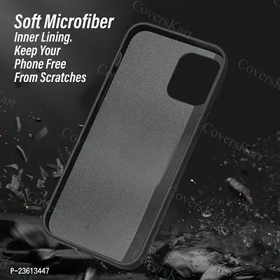 CoversKart Compatible with Samsung Galaxy A31 Ultra Slim Soft Silicone Back Cover | Inner Microfiber | CameraRtection Back Case (Black)-thumb5