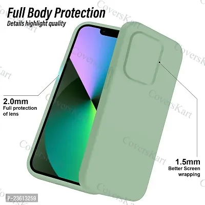 CoversKart Compatible with Redmi Note 11 / Redmi Note 11S Ultra Slim Soft Silicone Back Cover | Inner Microfiber | Camera Protection Back Case (Parrot Green)-thumb4