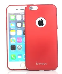 Ae Mobile Accessorize (Tm) Ipkay 360 Protective Curves Rubberised Hard Matte Case Back Cover For Apple Iphone 5/5S/Se- Red-thumb2