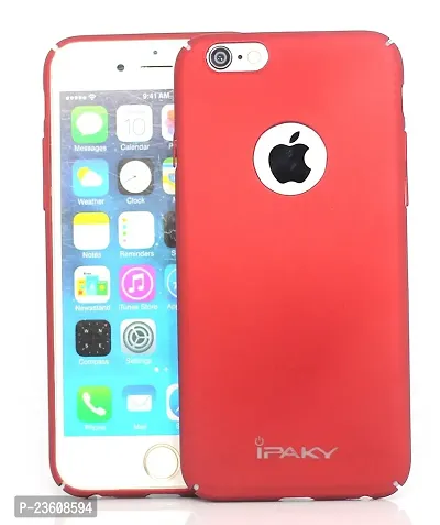 Ae Mobile Accessorize (Tm) Ipkay 360 Protective Curves Rubberised Hard Matte Case Back Cover For Apple Iphone 5/5S/Se- Red-thumb3