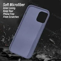 CoversKart Compatible with Infinix Hot 11 Ultra Slim Soft Silicone Back Cover | Inner Microfiber | Camera tection Back Case (Grey)-thumb3