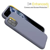 Coverskart Liquid Silicone Rubber, Comfortable Grip, Screen  Camera Protection, Velvety-Soft Lining, Shock-Absorbing for iPhone 11 Pro Max (6.5 inch), (iPhone 11pro (5.8), Grey)-thumb3