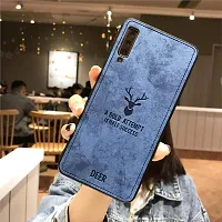 Coverskart (TM) Deer Cloth Canvas Texture Fabric Leather Case for VIVO S1 (Blue)-thumb2