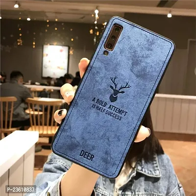 Coverskart (TM) Deer Cloth Canvas Texture Fabric Leather Case for VIVO S1 (Blue)-thumb3