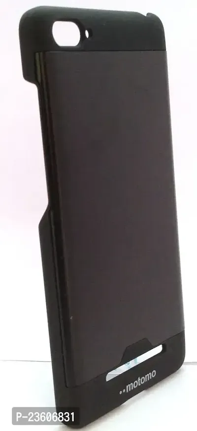 AEMA (TM) New Brushed Metal Ultra Slim Design Back Case Cover for XIAOMI MI4I Black-thumb0