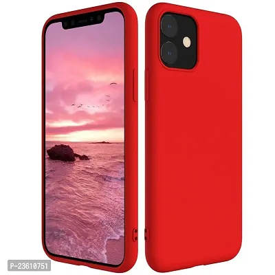 Coverskart Liquid Silicone Rubber, Comfortable Grip, Screen  Camera Protection, Velvety-Soft Lining, Shock-Absorbing for iPhone 11 Pro Max (6.5 inch), (iPhone 11 (6.1), Red)-thumb4