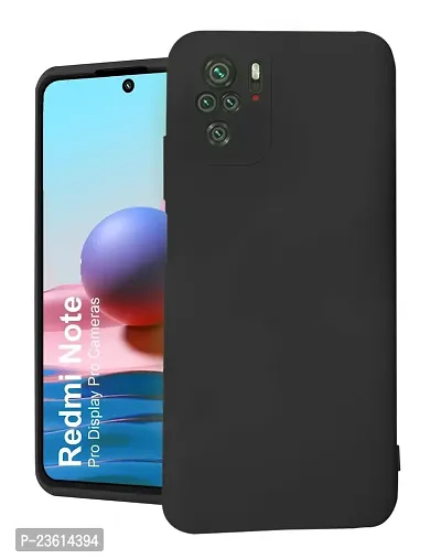 CoversKart Compatible with Redmi Note 11 SE Ultra Slim Soft Silicone Back Cover | Inner Microfiber | Camera Protection Back Case (Black)