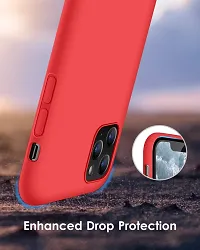 Coverskart Liquid Silicone Rubber, Comfortable Grip, Screen  Camera Protection, Velvety-Soft Lining, Shock-Absorbing for iPhone 11 Pro Max (6.5 inch), (iPhone 11 (6.1), Red)-thumb4