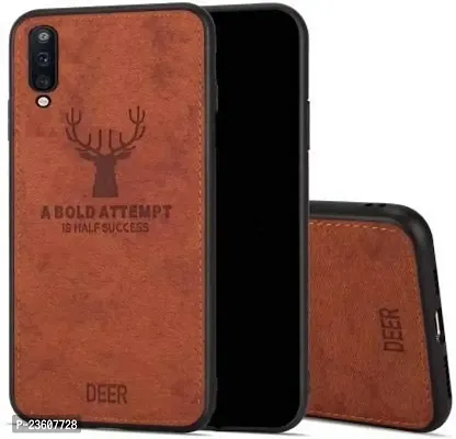 Coverskart (TM) Deer Cloth Canvas Texture Fabric Leather Back Case for XIAOMI MIA3 / MI A3 (Brown)