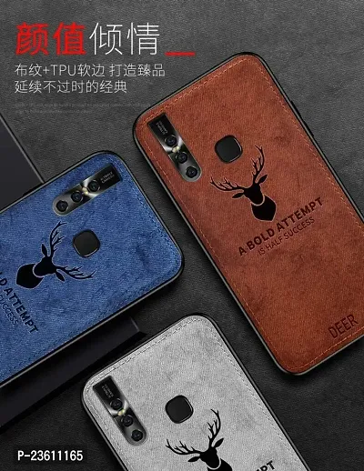 Coverskart (TM) Deer Cloth Canvas Texture Fabric Leather Case for Samsung Galaxy S10 lite (2020 (Brown)-thumb5