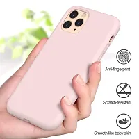 Coverskart Liquid Silicone Rubber, Comfortable Grip, Screen  Camera Protection, Velvety-Soft Lining, Shock-Absorbing for iPhone 11 Pro Max (6.5 inch), (iPhone 11pro (5.8), Pink Sand)-thumb1