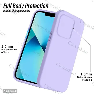 CoversKart Compatible with Oppo A57 Ultra Slim Soft Silicone Back Cover | Inner Microfiber | Camera tection Back Case (Light Purple)-thumb4