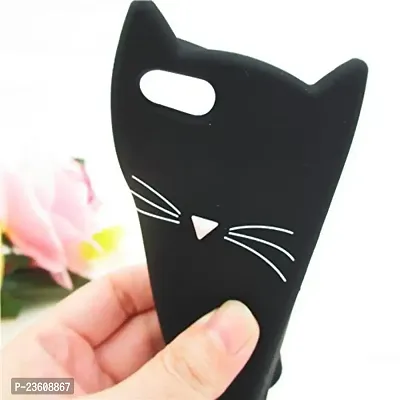 Coverskart [3D Cartoon Series] (White) 3D Cute Cat Beard Silicone Case Cover Lovely Mobile Shell for Vivo Y71-thumb2