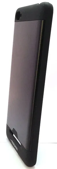 AEMA (TM) New Brushed Metal Ultra Slim Design Back Case Cover for XIAOMI MI4I Black-thumb1