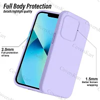 CoversKart? Compatible with VIVO T1 44W Ultra Slim Soft Silicone Back Cover | Inner Microfiber | Camera Protection Back Case (Light Purple)-thumb3