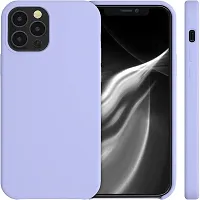 COVERSKART? Compatible with iPhone 12 Mini (5.4) Phone Soft Liquid Silicone Slim Rubber Protective Phone Case Cover (Lavender Grey)-thumb1