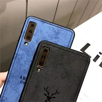 Coverskart (TM) Deer Cloth Canvas Texture Fabric Leather Case for VIVO S1 (Blue)-thumb4