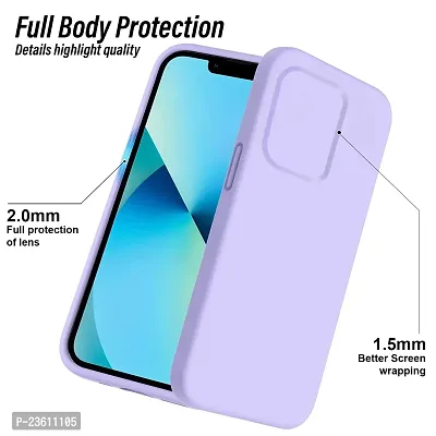CoversKart Compatible with Samsung Galaxy M11 Ultra Slim Soft Silicone Back Cover | Inner Microfiber | CameraRtection Back Case (Lightpurple)-thumb3