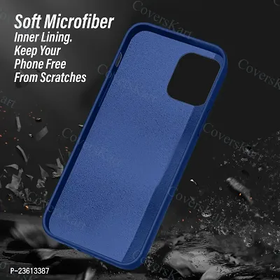 CoversKart Compatible with Infinix Hot 11 Ultra Slim Soft Silicone Back Cover | Inner Microfiber | Camera tection Back Case (Blue)-thumb5