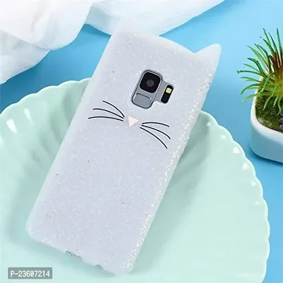 Coverskart [3D Cartoon Series] (White) 3D Cute Cat Beard Silicone Case Cover Lovely Mobile Shell for Samsung Galaxy A6 Plus