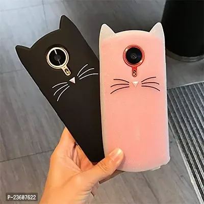 Coverskart [3D Cartoon Series] (Black) 3D Cute Cat Beard Silicone Case Cover Lovely Mobile Shell for Honor P20 Lite-thumb4