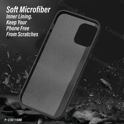 CoversKart Compatible with Redmi Note 11T 5G Ultra Slim Soft Silicone Back Cover | Inner Microfiber | Camera Protection Back Case (Black)-thumb5