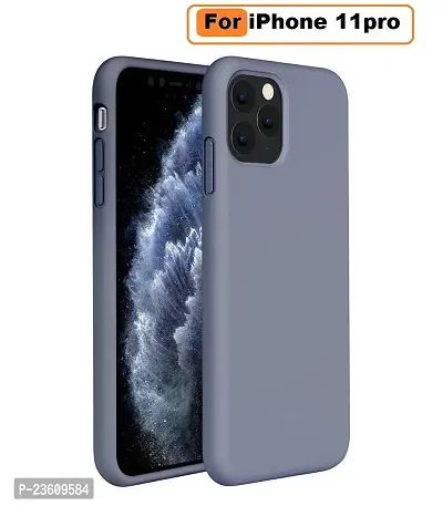 Coverskart Liquid Silicone Rubber, Comfortable Grip, Screen  Camera Protection, Velvety-Soft Lining, Shock-Absorbing for iPhone 11 Pro Max (6.5 inch), (iPhone 11pro (5.8), Grey)