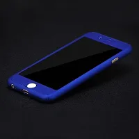 AEMA (TM) Original 100% 360 Degree Motorola E4 Plus Front Back Cover Case with Tempered Blue-thumb2