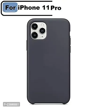 Coverskart Unique Silicone Rubber, Comfortable Grip, Easy to Clean, Screen  Camera Protection, Shock-Absorbing Bottom Cut for iPhone 11 Pro (Midnight Blue)