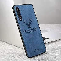 Coverskart (TM) Deer Cloth Canvas Texture Fabric Leather Case for VIVO S1 (Blue)-thumb1