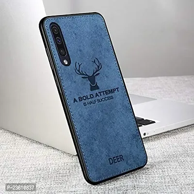 Coverskart (TM) Deer Cloth Canvas Texture Fabric Leather Case for VIVO S1 (Blue)-thumb2