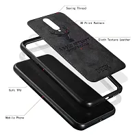 AE Mobile Accessorize? Deer Cloth Canvas Texture Fabric Leather Case for Oppo F11 Pro, (Black)-thumb3