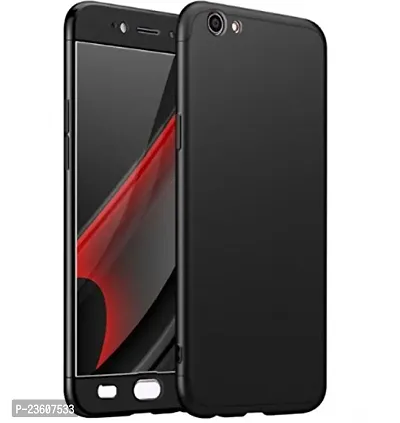 AEMA? Original 100% 360 Degree VIVO V7 Plus Front Back Cover Case with Tempered Black-thumb4