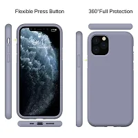 Coverskart Liquid Silicone Rubber, Comfortable Grip, Screen  Camera Protection, Velvety-Soft Lining, Shock-Absorbing for iPhone 11 Pro Max (6.5 inch), (iPhone 11pro (5.8), Grey)-thumb4