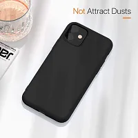 Coverskart Liquid Silicone Rubber, Comfortable Grip, Screen  Camera Protection, Velvety-Soft Lining, Shock-Absorbing for iPhone 11 Pro Max (6.5 inch), (iPhone 11 Pro Max (6.5), Black)-thumb2