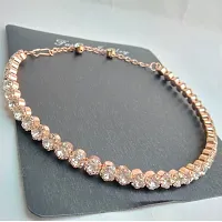 Diamond necklace with earings for whomen girls-thumb1